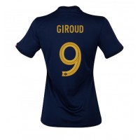 France Olivier Giroud #9 Replica Home Shirt Ladies World Cup 2022 Short Sleeve